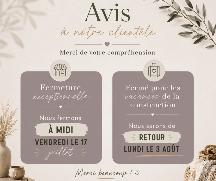 Bonnes Vacances!!